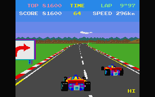 Pole Position atari screenshot
